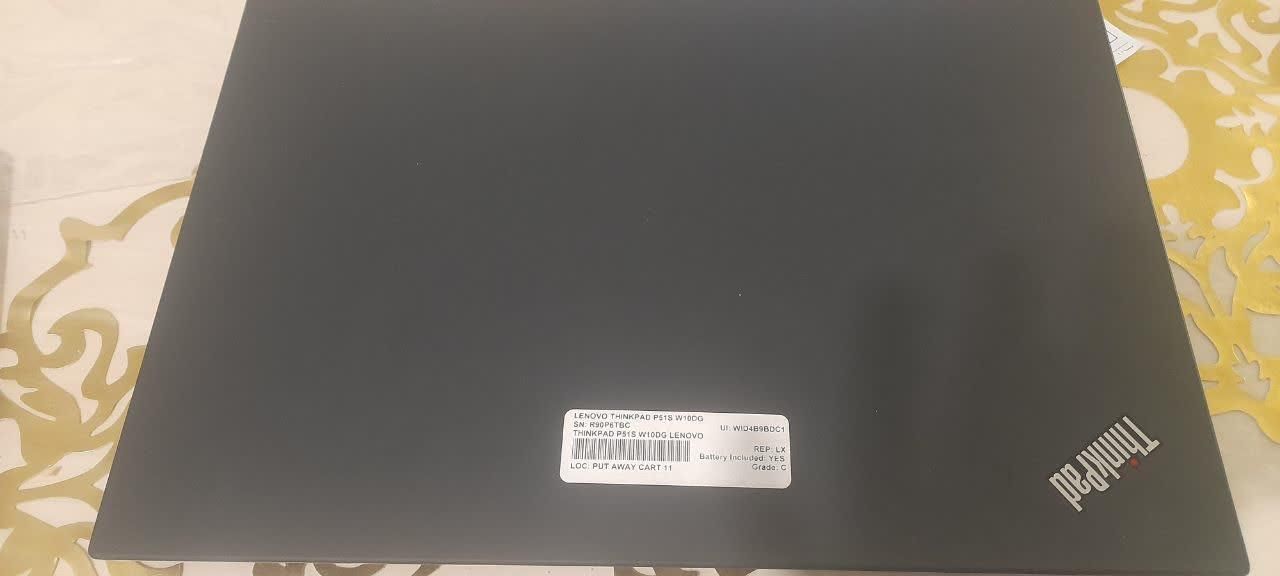 لپ تاپ lenovo p51s با پردازنده i7 نسل6 گرافیک2|رایانه همراه|اصفهان, جلوان|دیوار
