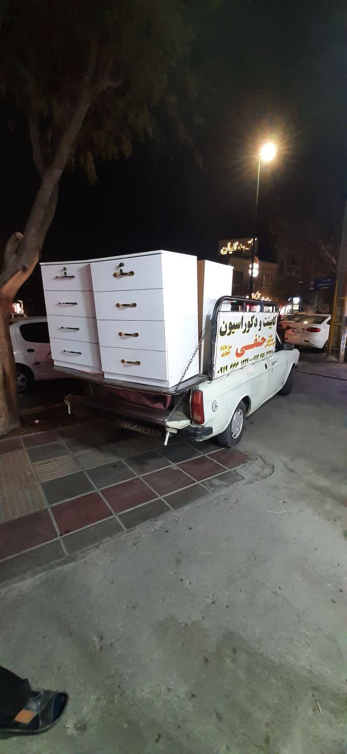 دراور چهارکشو جلومبلی پاتختی صنایع چوب و فلز حنفی|جاکفشی، کمد، دراور|قم, نیروگاه|دیوار