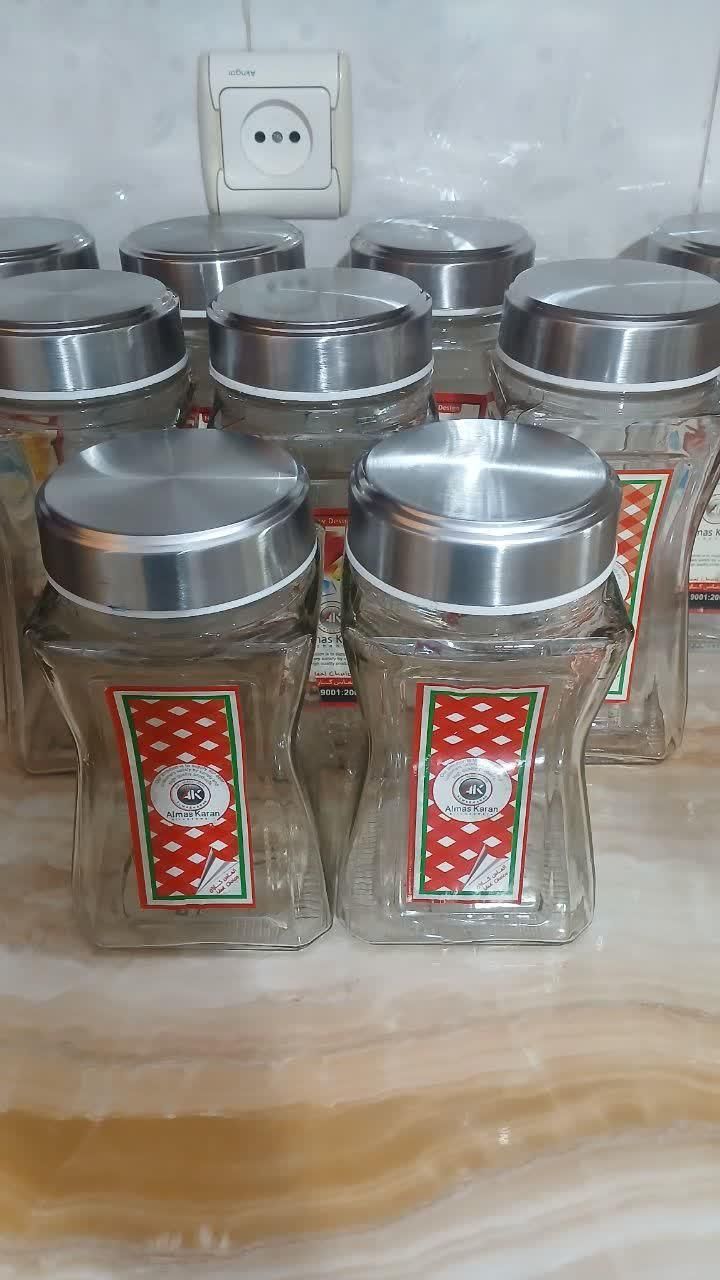 شیشه برای حبوبات|ظروف نگهدارنده، پلاستیکی، یک‌بارمصرف|خمین, |دیوار