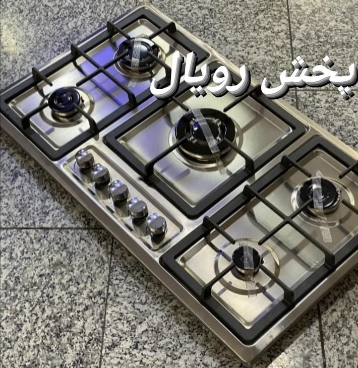 اجاق گازرومیزی استیل۵شعله رومیزی توکار صفحه ای بوش|اجاق گاز و لوازم برقی پخت‌وپز|تهران, حر|دیوار