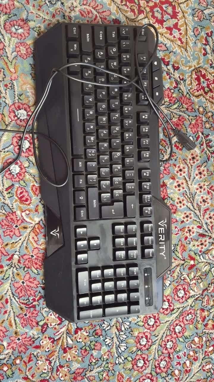 کیبورد گیمینگ مدل VERITY V-KB6111GCW|قطعات و لوازم جانبی رایانه|کرمان, |دیوار
