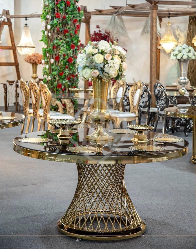 میز تالار حصیری|میز و صندلی غذاخوری|خمینی‌شهر, |دیوار