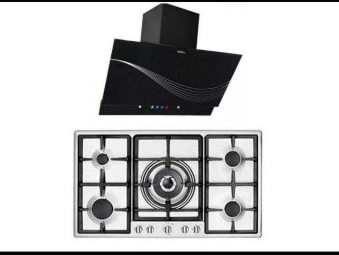 هود مناسب اجاق گاز آشپزخانه سفید مشکی|هود|رشت, رشتیان|دیوار
