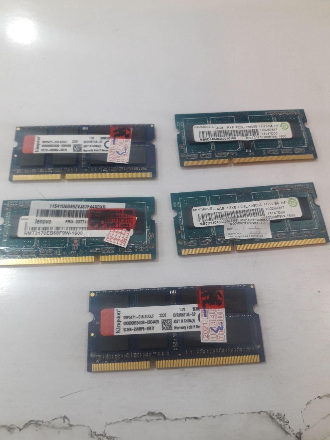 رم ۸ گیگ لپ تاپ ddr3 1600 1333|قطعات و لوازم جانبی رایانه|مشهد, جانباز|دیوار