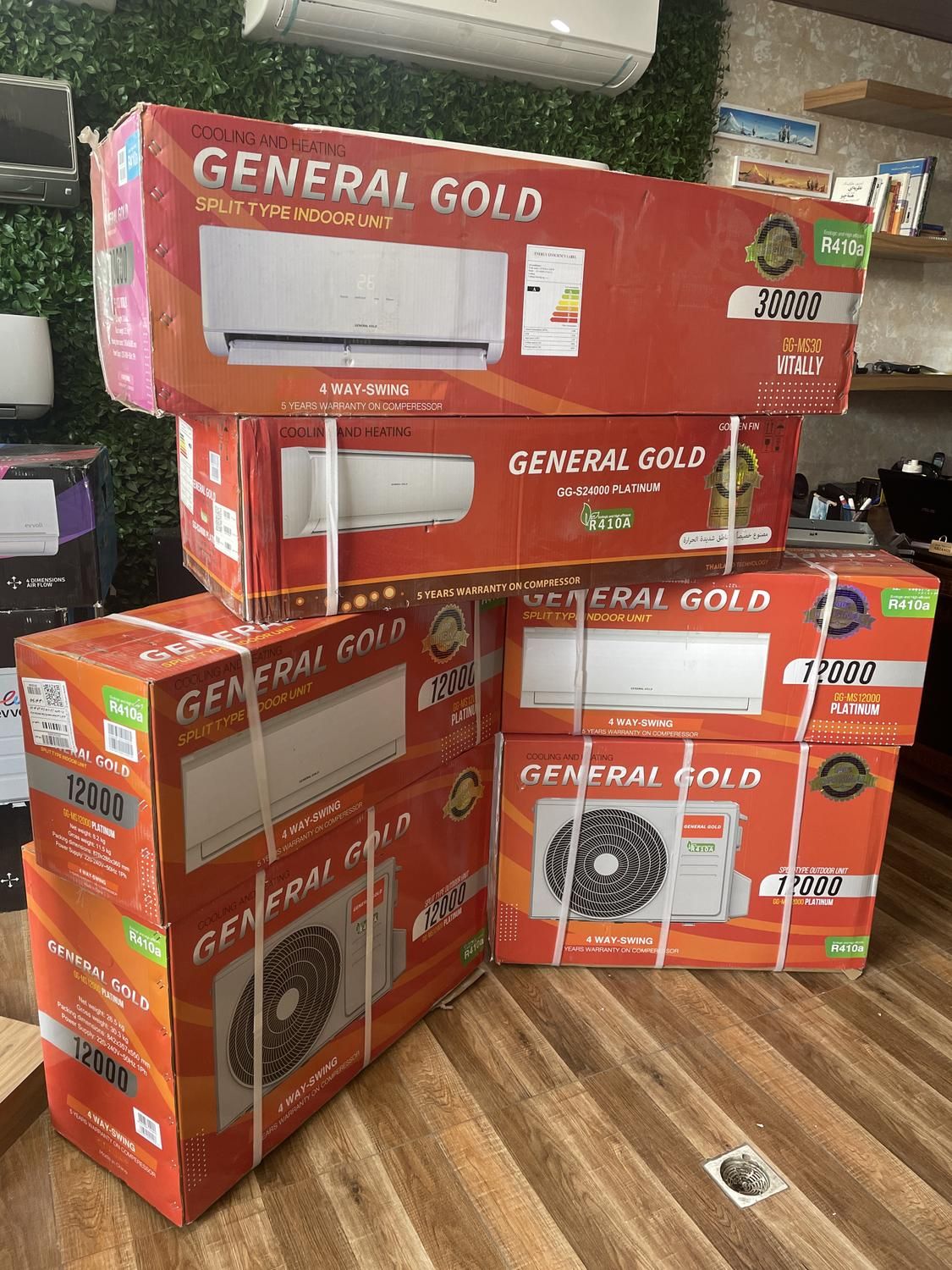 کولر گازی جنرال گلد۱۸ هزار مدل GG.S18000 PLATINIUM|کولر گازی و فن‌کوئل|کرج, گوهردشت|دیوار