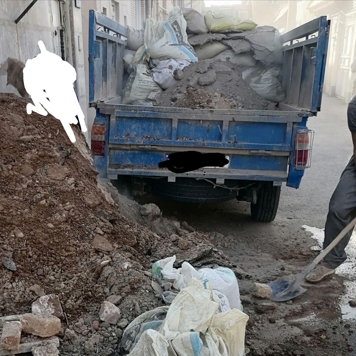 حمل نخاله ومصالح نیسان کمپرسی اتاق بزرگ جادار|خدمات حمل و نقل|قم, هفت تیر|دیوار