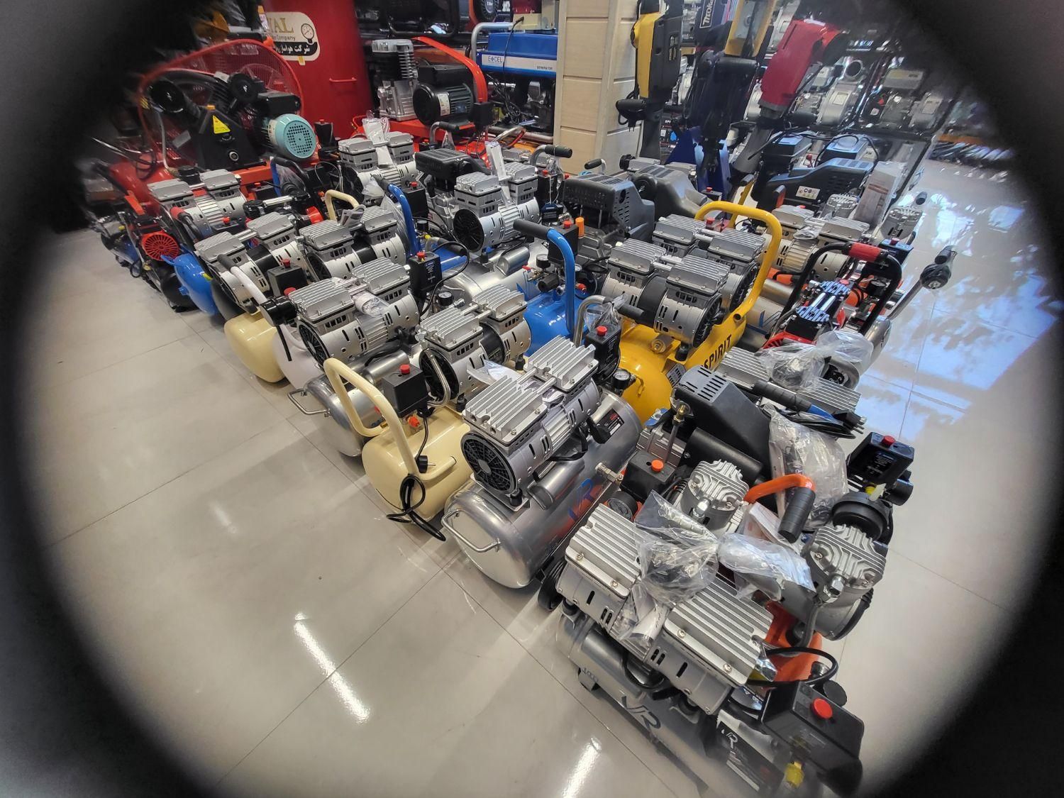 پمپ باد سایلنت شرکتی کمپرسور روغنی تمام مس|فروشگاه و مغازه|مشهد, هنرور|دیوار