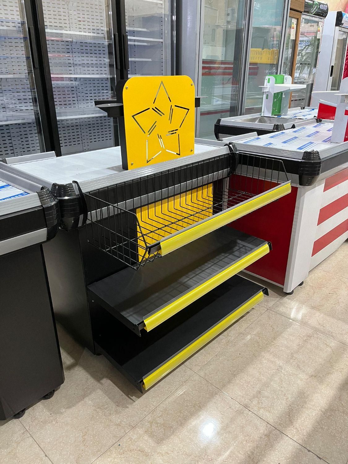 میز چک اوت ثابت و متحرک،(قفسه)|فروشگاه و مغازه|اهواز, کمپلو جنوبی|دیوار