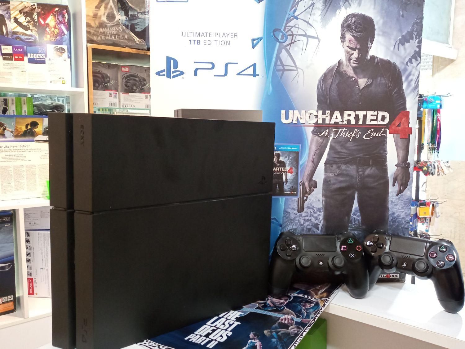 ps4 fat 1 tra دو دسته اروپا با بازی|کنسول، بازی ویدئویی و آنلاین|بومهن, |دیوار