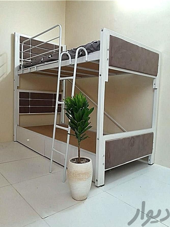 تختخواب ۲دوطبقه(تخت خواب ۳دو طبقه)فلزی مدل پانیذ|تخت و سرویس خواب|مشهد, طبرسی|دیوار