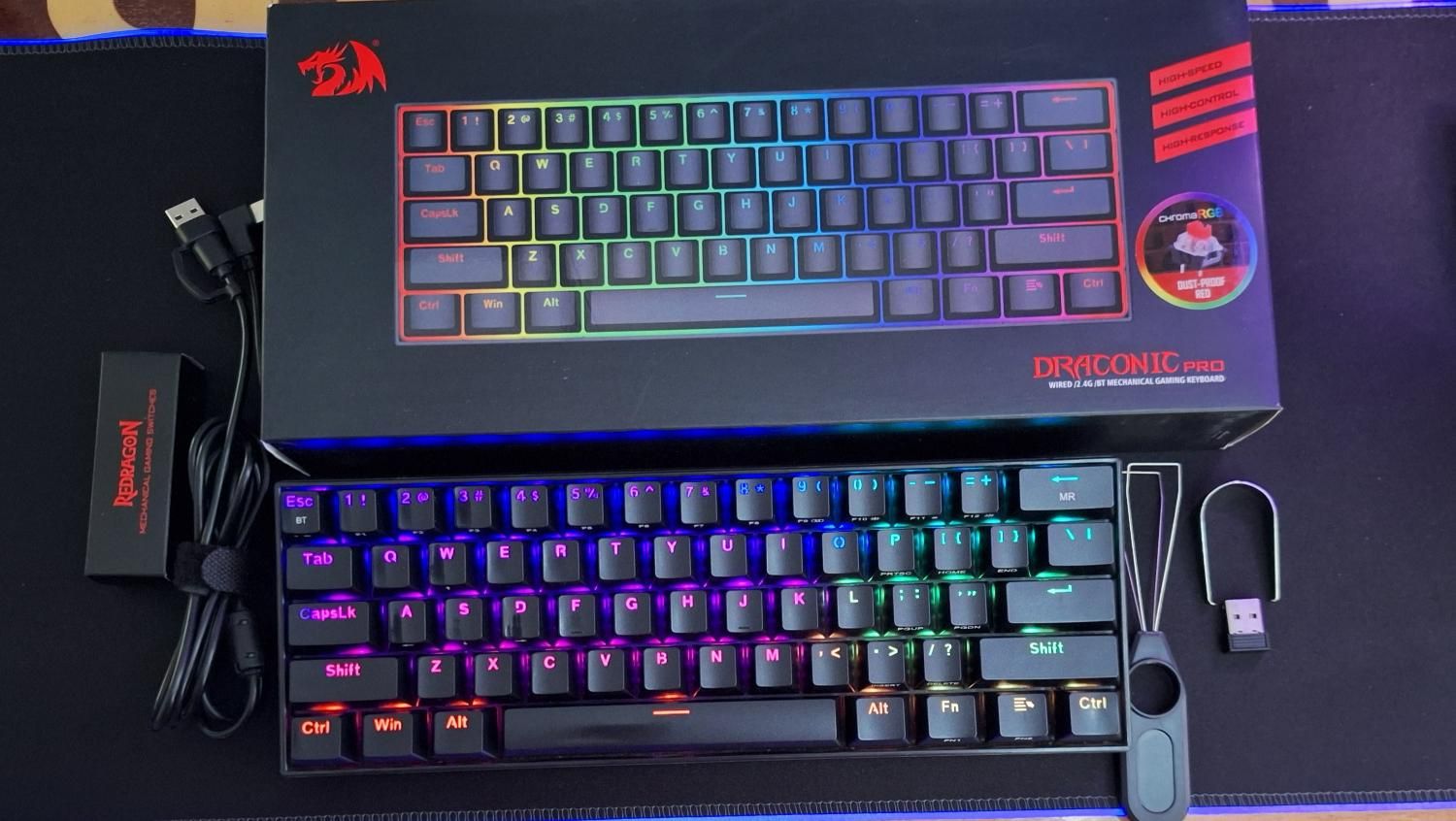 کیبوردگیمینگ مکانیکال DRACONIC K530 PRO RED SWITCH|قطعات و لوازم جانبی رایانه|اصفهان, جلفا|دیوار