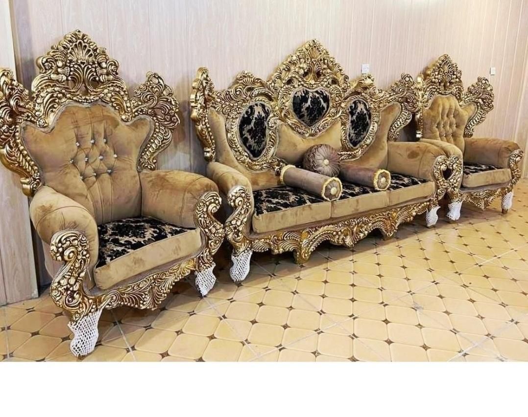 مبل کلاسیک سلطنتی راحتی ۹نفره TALAKOB|مبلمان خانگی و میز عسلی|ارومیه, |دیوار