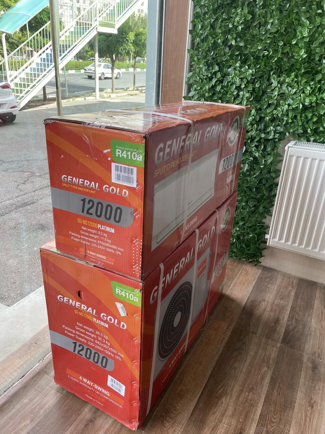 کولرگازی جنرال گلد12هزار ۱۲General platinimگاز410|کولر گازی و فن‌کوئل|تهران, نیاوران|دیوار