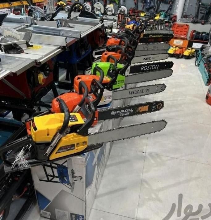اره موتوری بنزینی برقی شارژی درخت بر شاخه زن|ماشین‌آلات صنعتی|مشهد, هنرور|دیوار