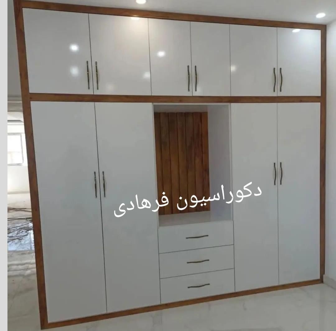 ساخت سفارشی کمد دیواری جاکفشی دراور کابینت|جاکفشی، کمد، دراور|رشت, نظری|دیوار