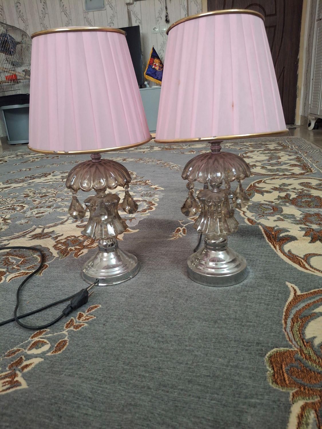 دو عدد آباژور|چراغ خواب و آباژور|تهران, شادآباد|دیوار