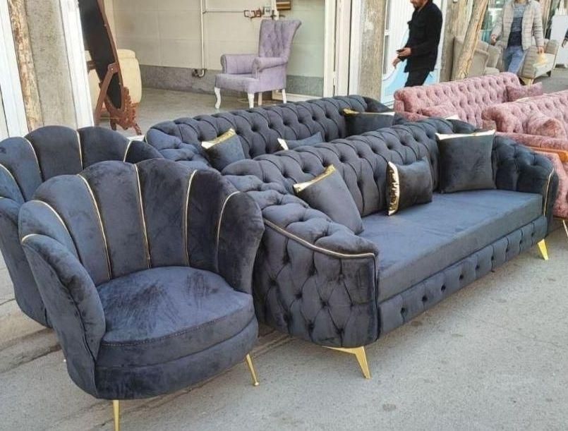 مبل صدفی نیم دایره|مبلمان خانگی و میز عسلی|ارومیه, |دیوار