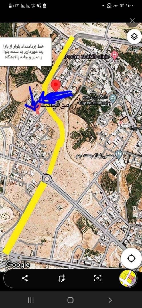 فروش زمین۲۰۰متری انتهای بلوار غدیر .زیبامکان|فروش زمین و ملک کلنگی|جم, |دیوار