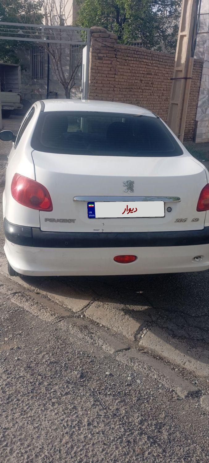 پژو 206 SD V8، مدل ۱۳۹۳|خودرو سواری و وانت|قروه, |دیوار