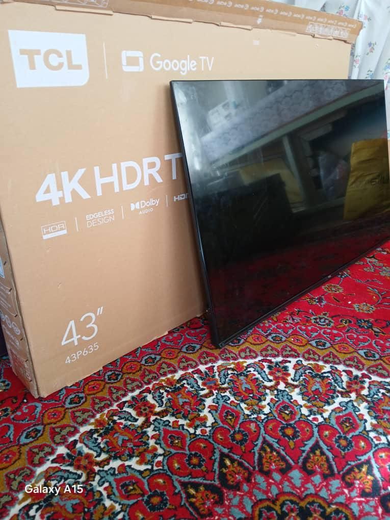 تلوزیون شکسته4k|تلویزیون و پروژکتور|شیراز, تحویلی|دیوار
