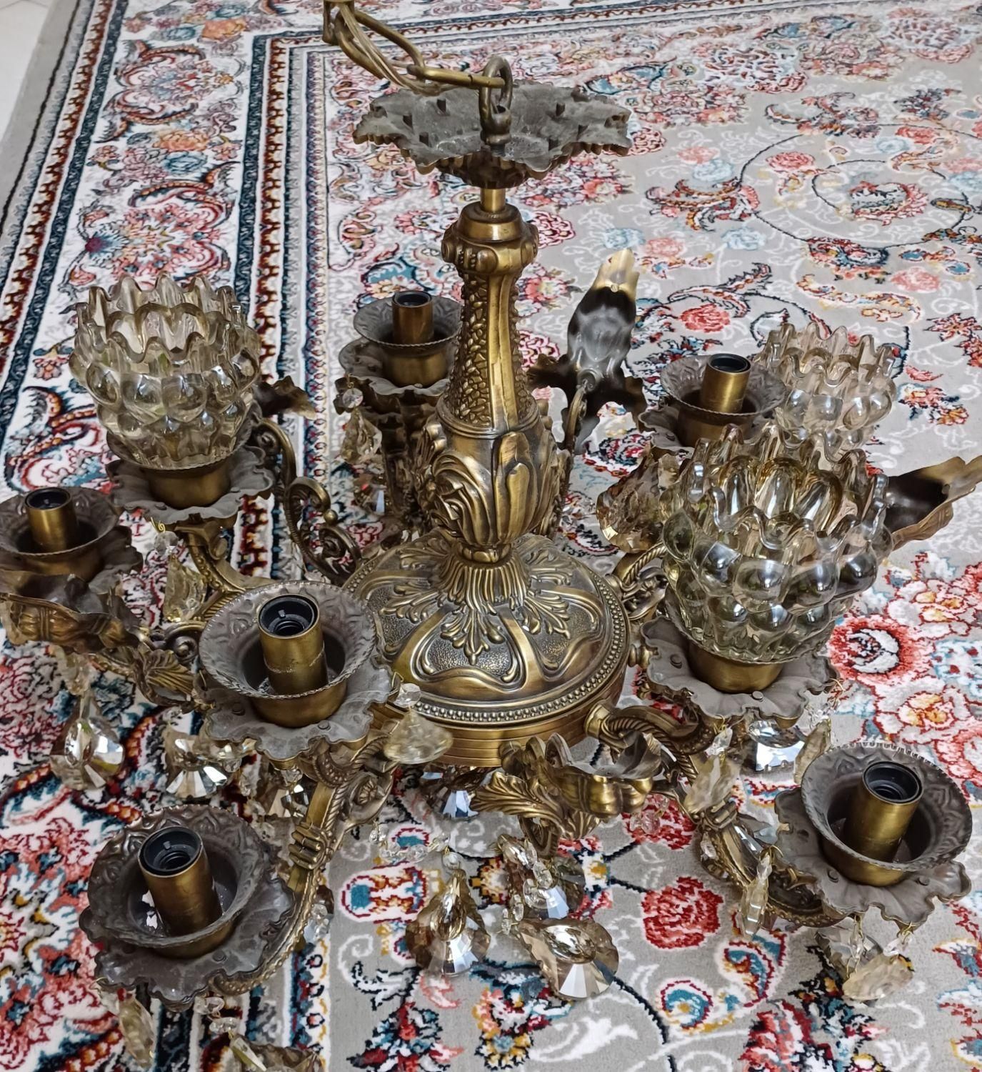 فروش لوستر پذیرایی ،کاملا سالم و در حد نو|لوستر و چراغ آویز|پاکدشت, |دیوار