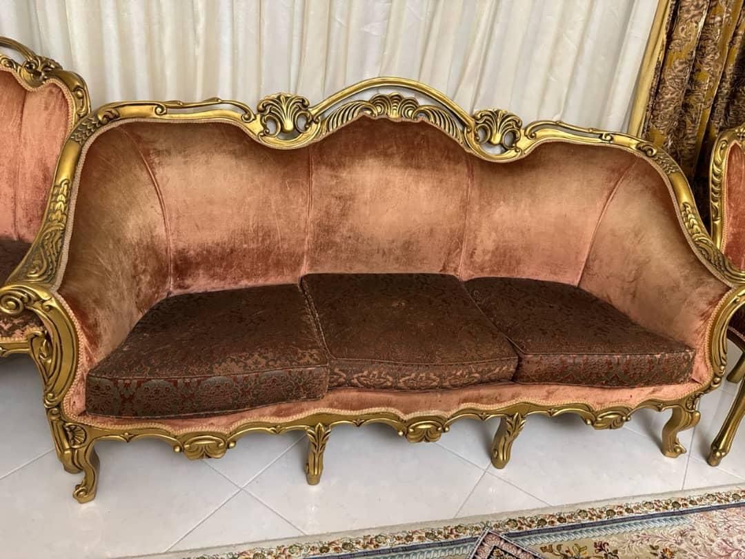 مبلمان نه نفره ونهارخوری هشت نفره|مبلمان خانگی و میز عسلی|کرمانشاه, |دیوار