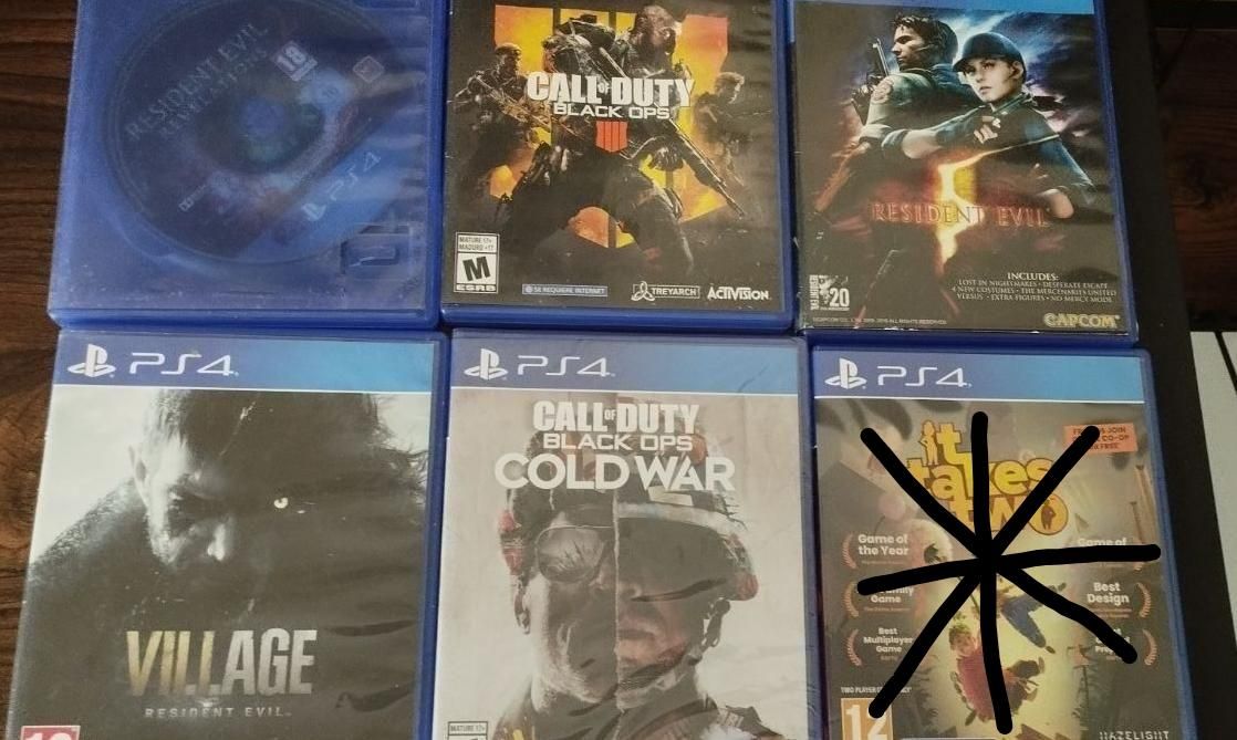 بازی ps4 در حد evil village call of duty|کنسول، بازی ویدئویی و آنلاین|تهران, منیریه|دیوار