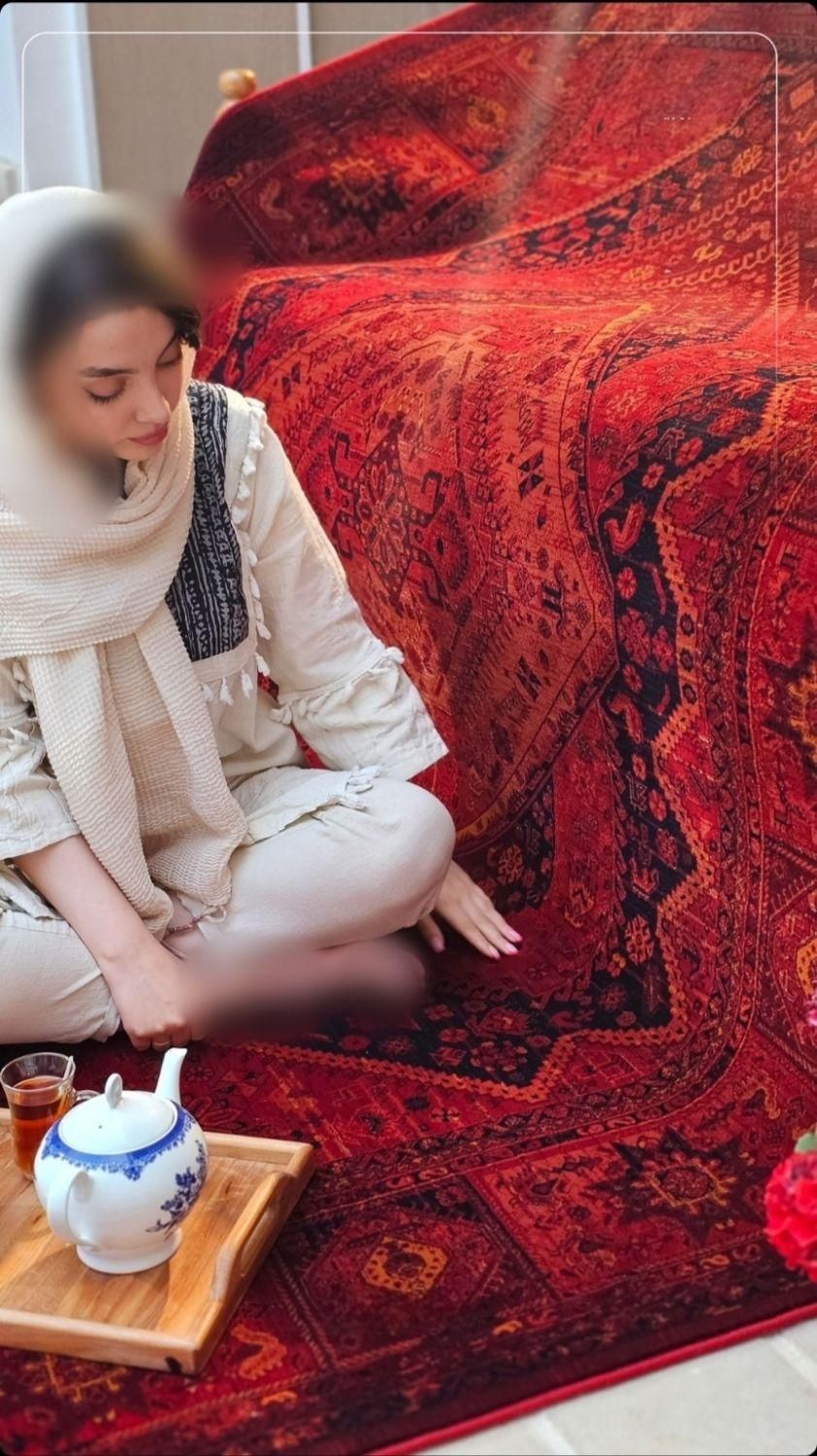 فرش سنتی بلوچی سبز و زرد و قرمز  ۶و۹و۱۲ متری|فرش|قم, باجک دو|دیوار