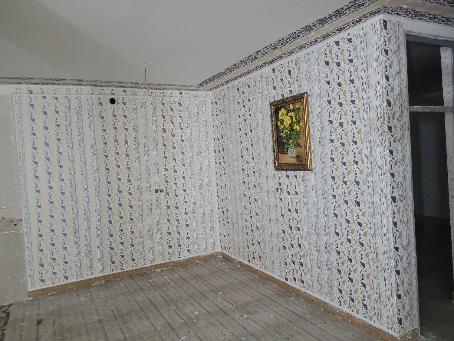 رنگ آمیزی و نقاشی، طرح کاغذ دیواری موسوی|خدمات پیشه و مهارت|فولادشهر, B4|دیوار