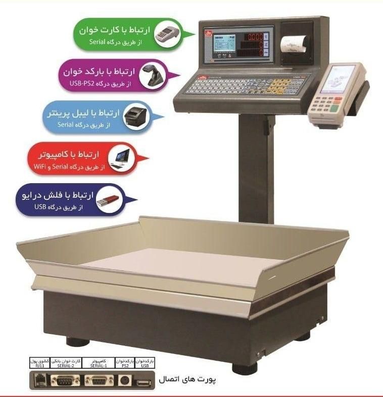 دیجیتالی ترازو8رقم اتصال به کارتخوان فول پورت|فروشگاه و مغازه|اصفهان, آبشار|دیوار