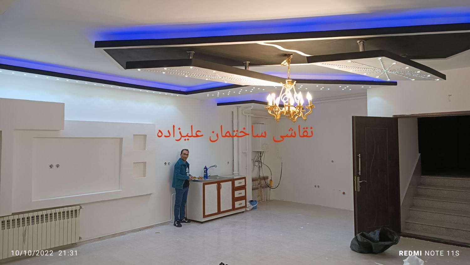 نقاشی ساختمان علیزاده|خدمات پیشه و مهارت|خوی, |دیوار