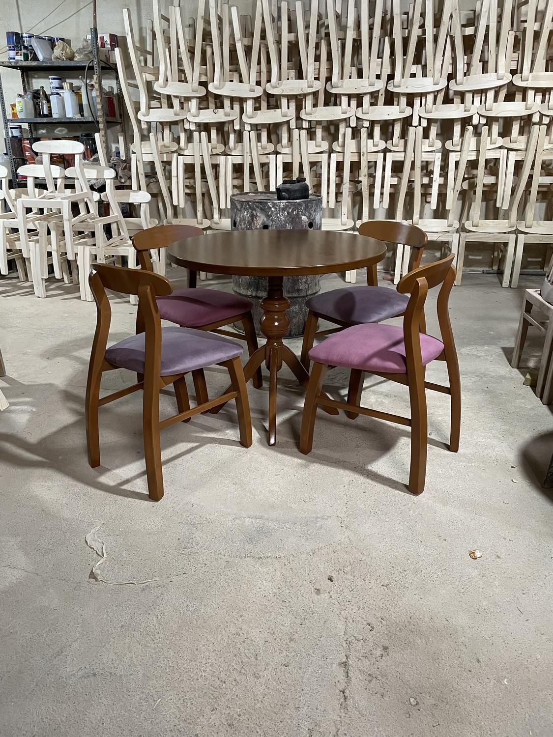 میزوصندلی نهارخوری مدل لویی۴نفره|میز و صندلی غذاخوری|تهران, یافت آباد جنوبی|دیوار