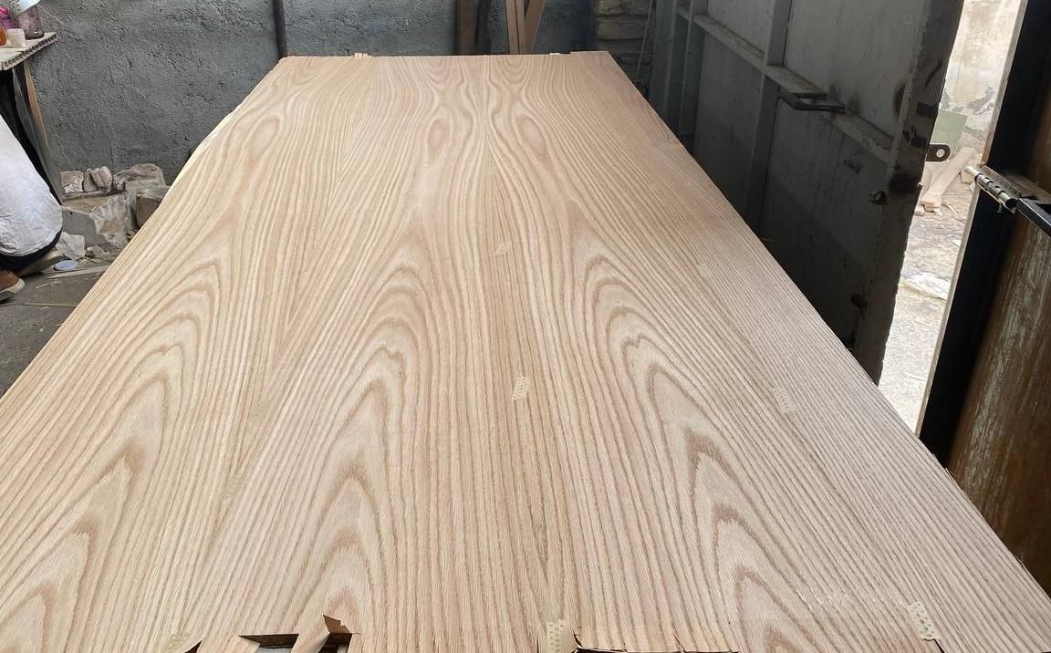 پرس روکش چوب طبیعی(بلوط) رو نوپان و ام دی اف MDF|عمده‌فروشی|مشهد, شهید مطهری|دیوار