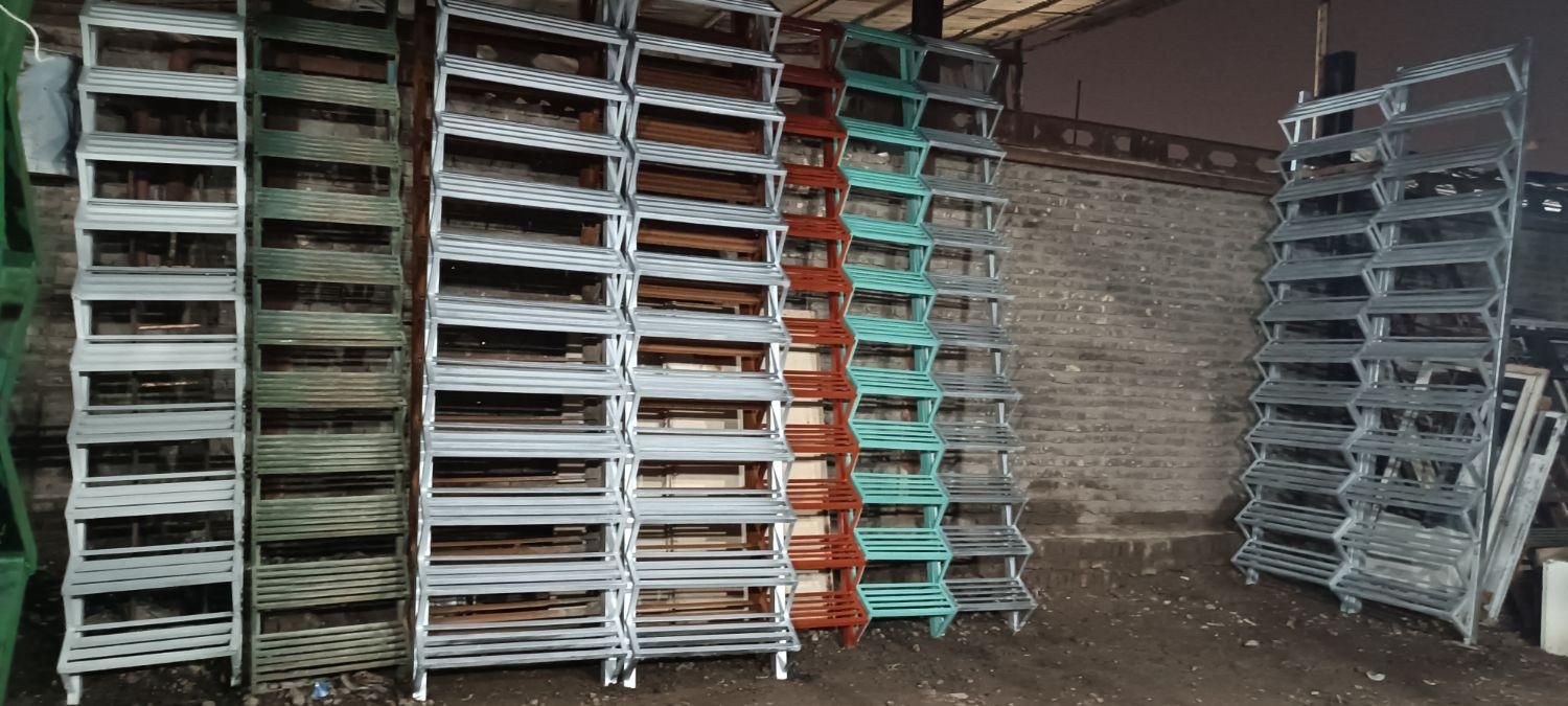 نرده راه پله ساده مستقیم گرد تکشاستی پله آهنی|مصالح و تجهیزات ساختمان|مشهد, شهید آوینی|دیوار