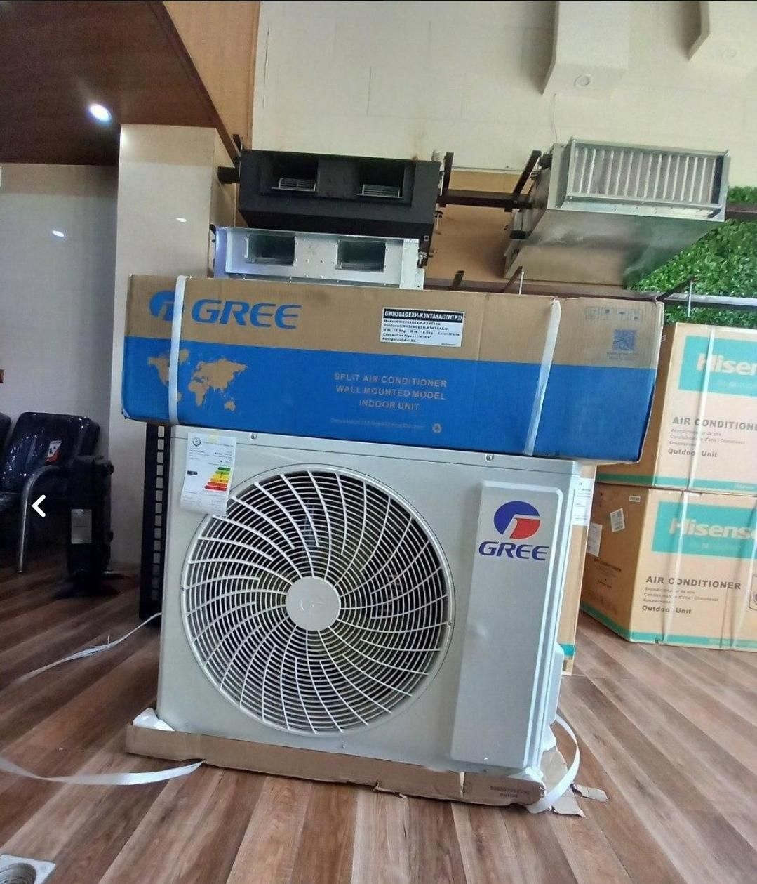 کولر گازی گری موتور بزرگ موتور تی تیریT3|کولر گازی و فنکوئل|قم, نیروگاه|دیوار