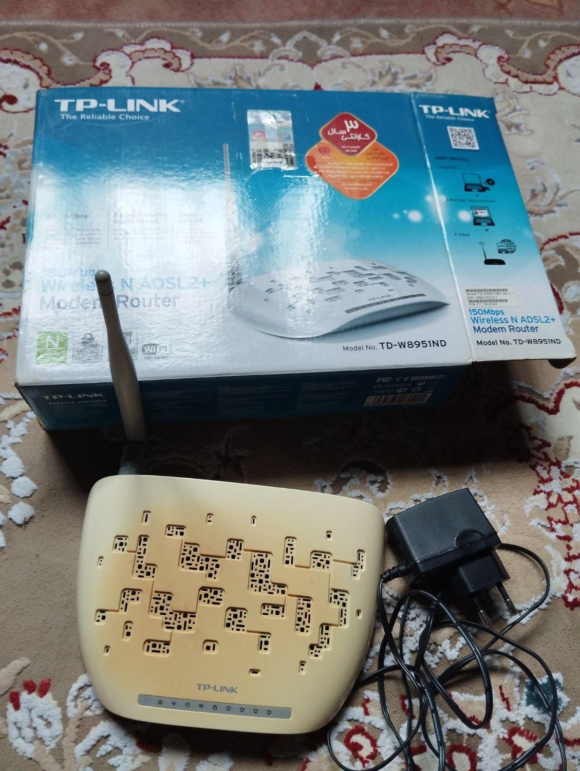مودم و روتر TP-LINKADSL2+ ROUter|مودم و تجهیزات شبکه|بندر انزلی, چهارفریضه|دیوار