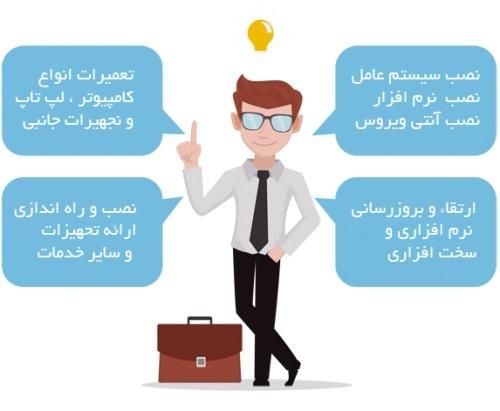 نصب ویندوز و تمام خدمات کامپیوتری در محل|خدمات رایانه‌ای و موبایل|یاسوج, |دیوار