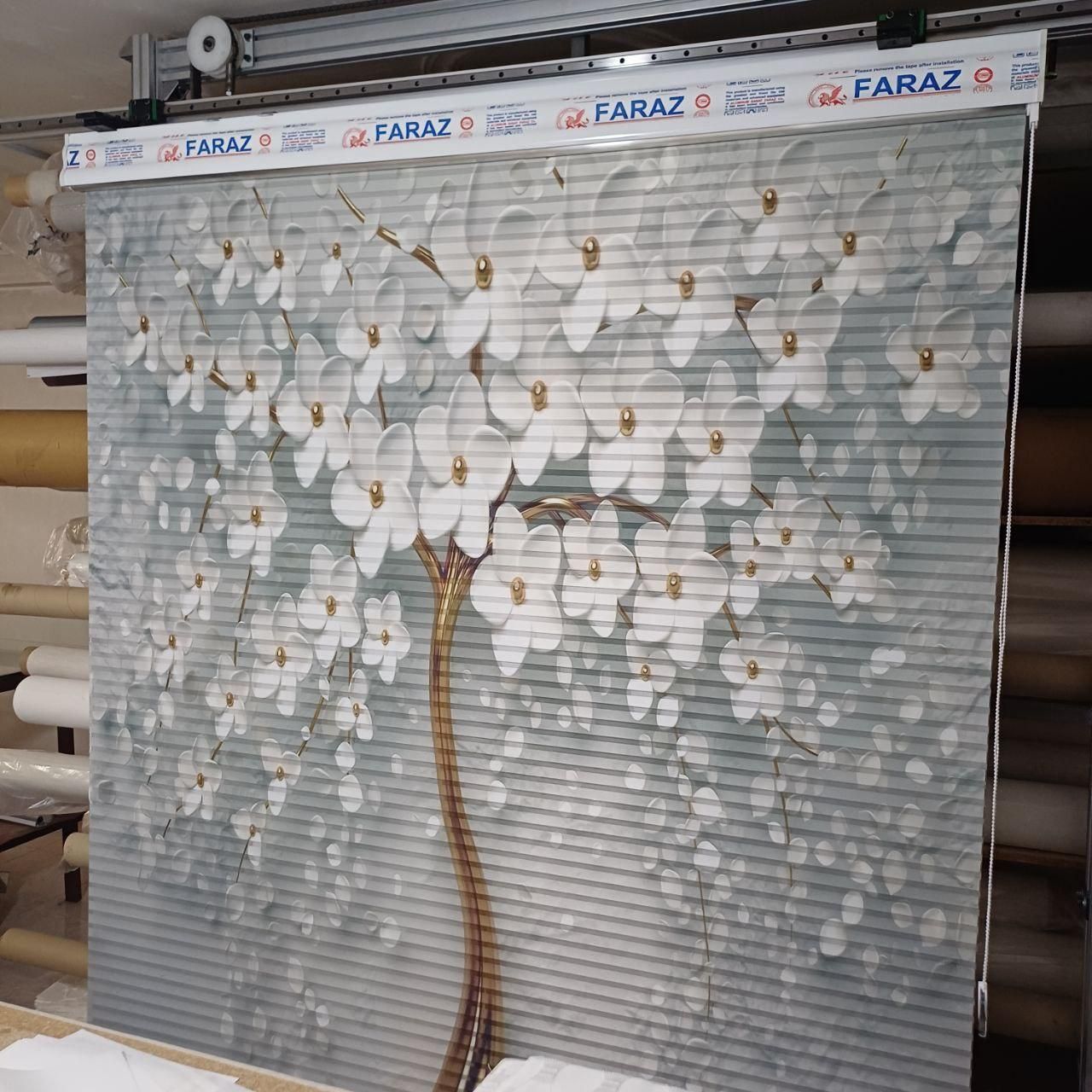 پرده زبرا و شید دومکانیزم باربد|پرده، رانر، رومیزی|پرند, |دیوار