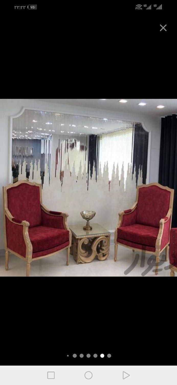 شیشه بری آینه کاری دکوراتیو پی وی سی توری دفرمه|خدمات پیشه و مهارت|بومهن, |دیوار