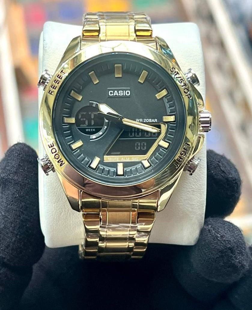 ساعت کاسیو جی شاک دو زمانه موتور ژاپن فلزی Casio|ساعت|اصفهان, احمدآباد|دیوار