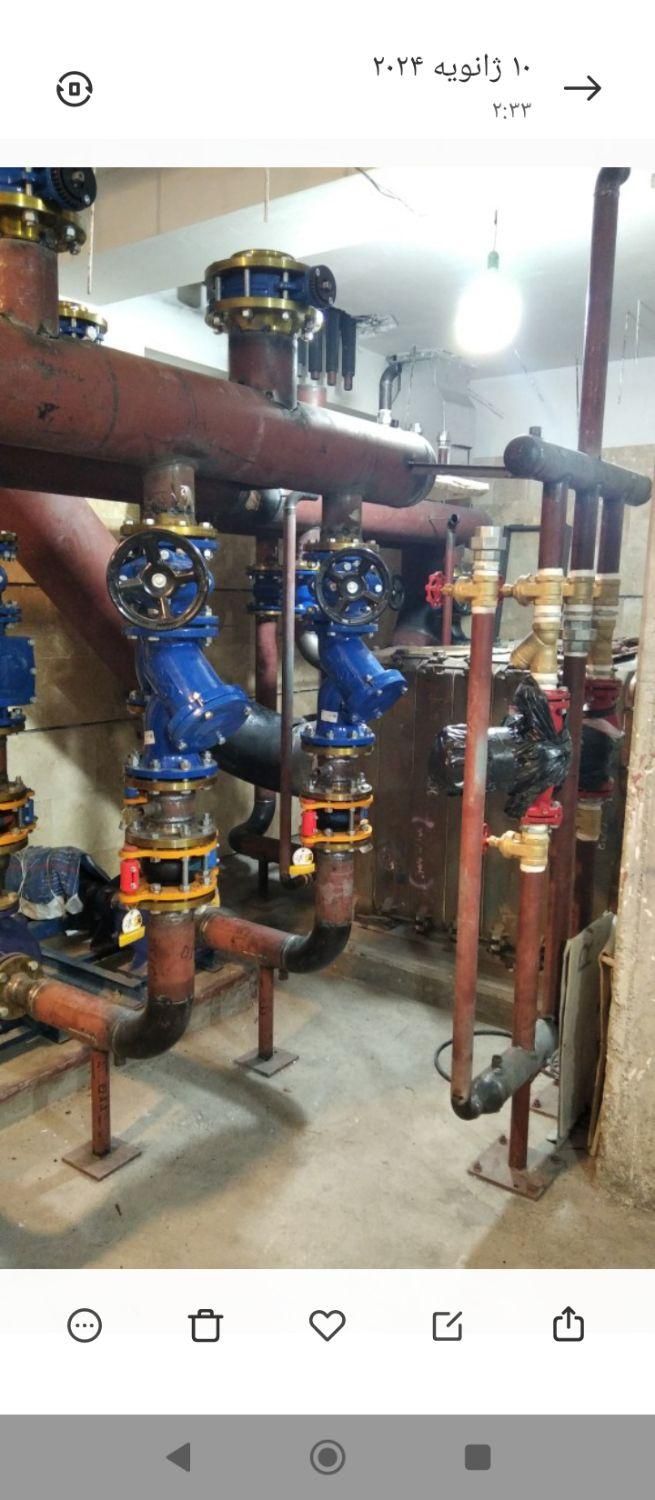 لوله کشی آب و فاضلاب و گاز موتورخانه پکیج آبگرمکن|خدمات پیشه و مهارت|قدس, |دیوار