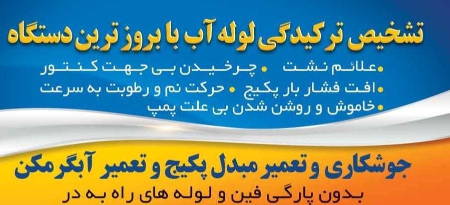 نشت یابی با بروزترین دستگاه|خدمات پیشه و مهارت|ملایر, |دیوار