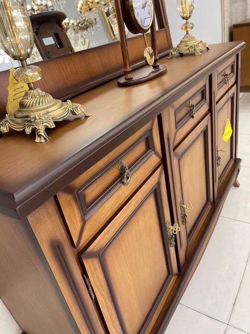 اینه کنسول چوبی انتیک|بوفه، ویترین، کنسول|اندیشه, اندیشه فاز ۱|دیوار