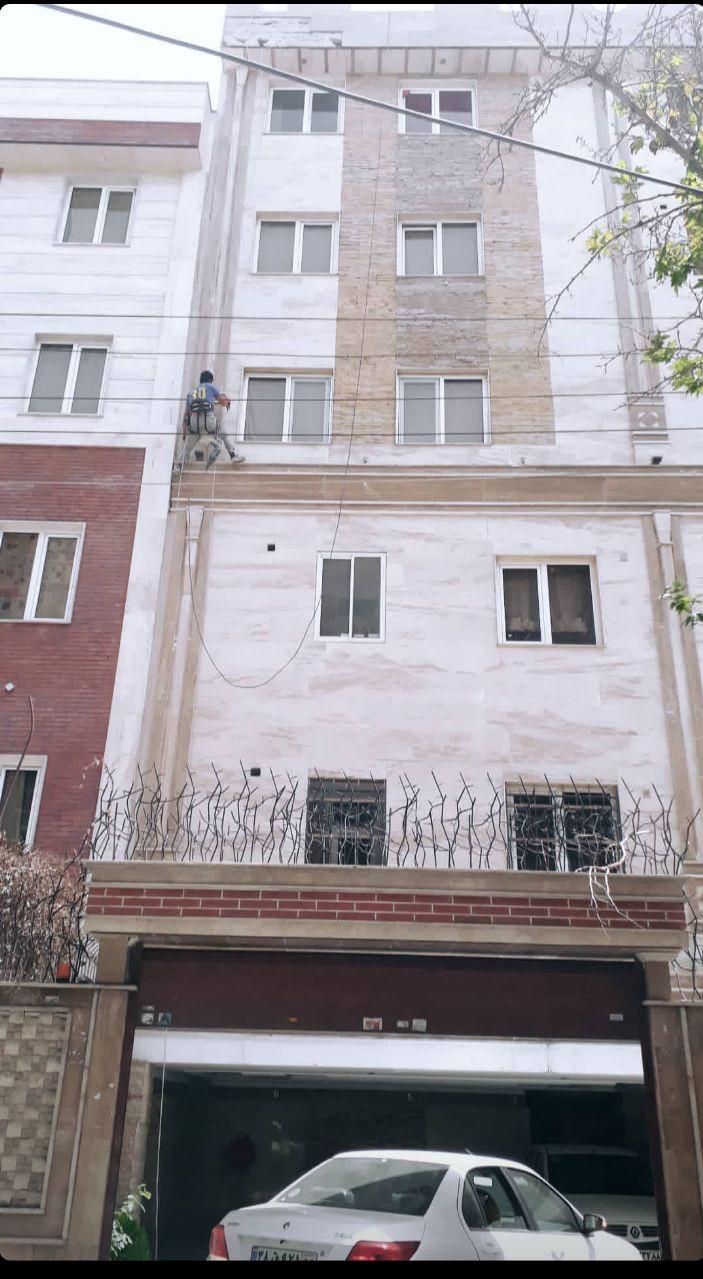 پیچ رولپلاک نما،شستشوی نماو...بدون داربست|خدمات نظافت|کرج, هفت تیر|دیوار