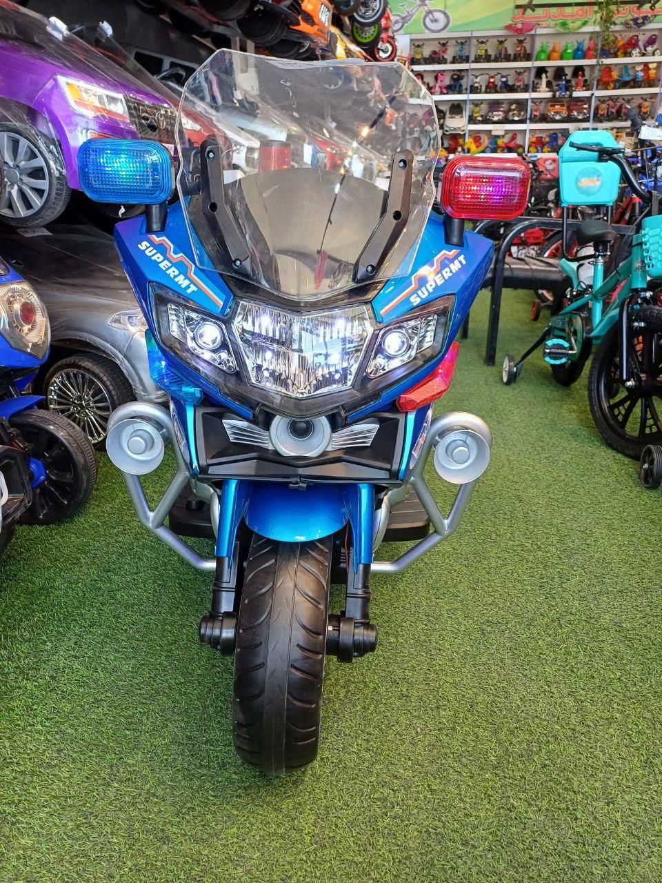 موتورشارژی پلیس policeرنگ متالیک باکس دار|اسباب‌بازی بچه|مشهد, توس (بلوار توس)|دیوار