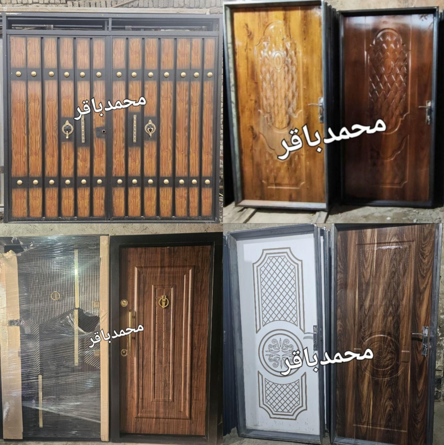 تکی تکرو نفررو ویلایی درب ضدسرقت چوبی چهارچوب|مصالح و تجهیزات ساختمان|تهران, آذری|دیوار