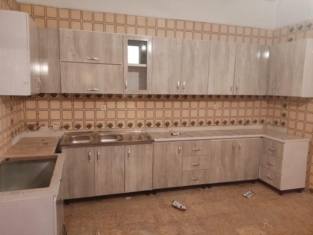 کابینت آماده فلزی درب چوبی لایت|مصالح و تجهیزات ساختمان|کرمان, |دیوار