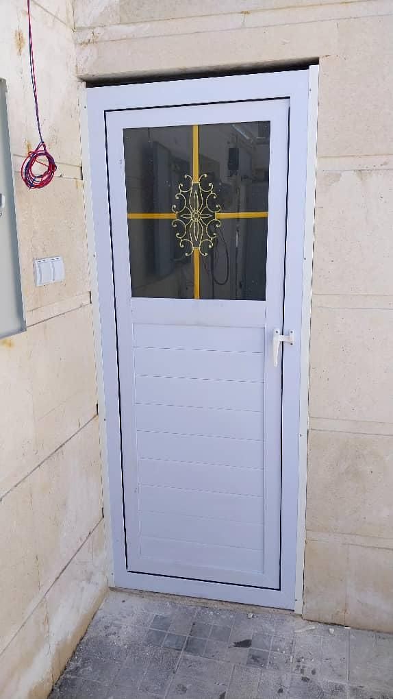 درب آلومینیومی در آلومینیومupvcانباری/سرویسبهداشتی|مصالح و تجهیزات ساختمان|شیراز, محراب|دیوار