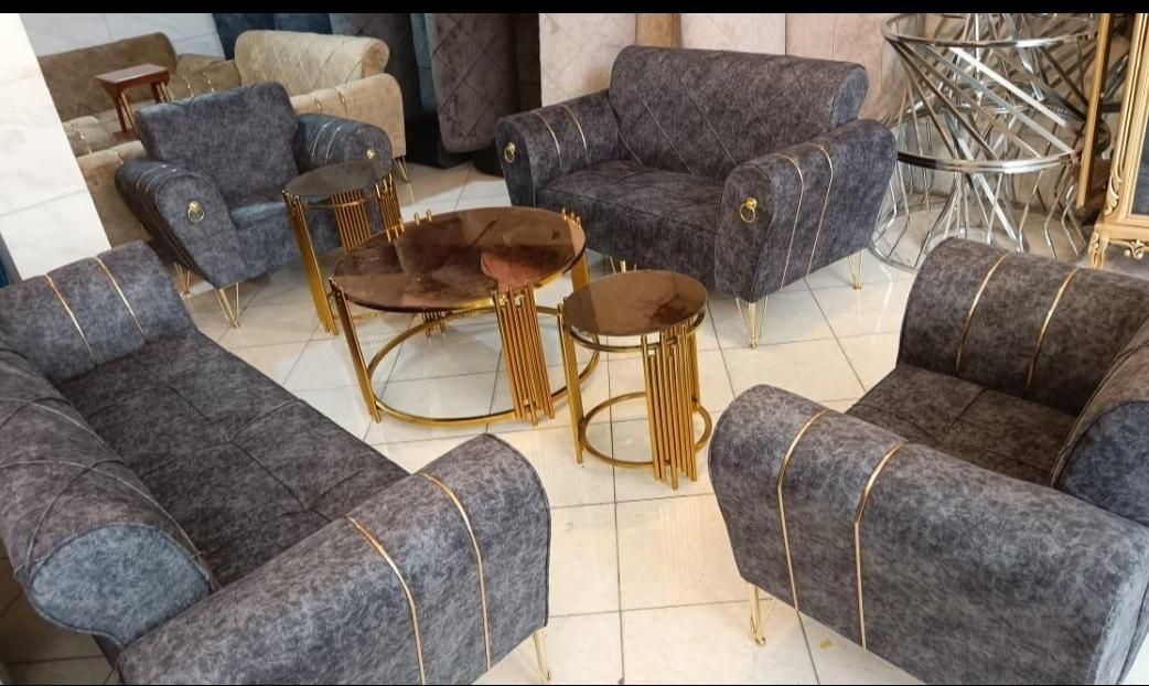 مبل « ماهان »جهیزیه عروس پارکر (تولیدی ارزانکده)|مبلمان خانگی و میز عسلی|خرم‌آباد, |دیوار