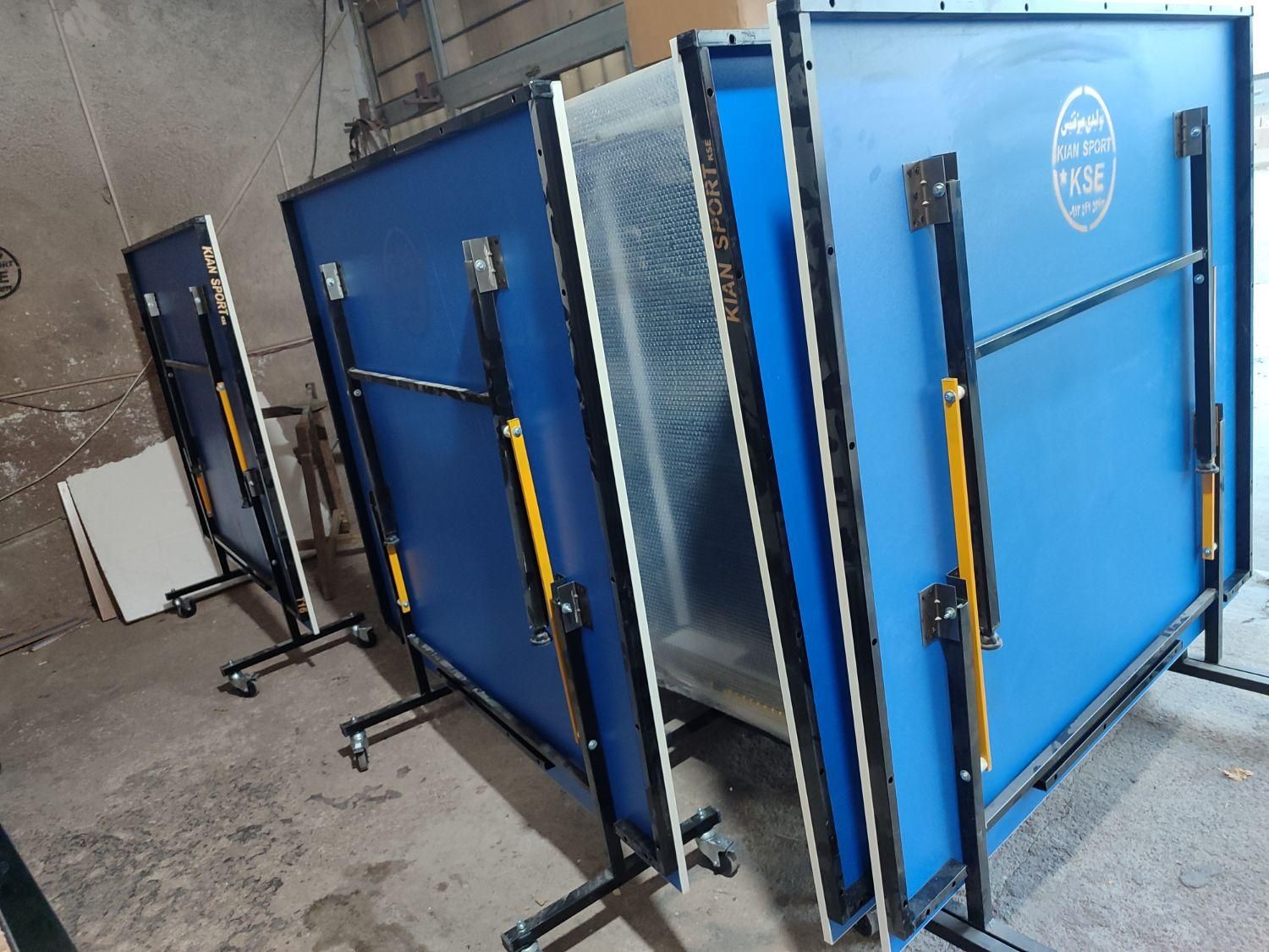 هشت چرخ تاشو دو تیکه میز تنیس پینگ پنگ|ورزشهای توپی|اصفهان, تیران|دیوار